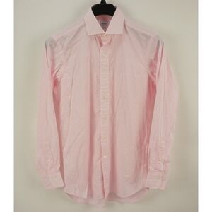 Kamakura Japan Maker's‎ Men's 15.5-34.5 Pink Soft Woven Microcheck Dress Shirt